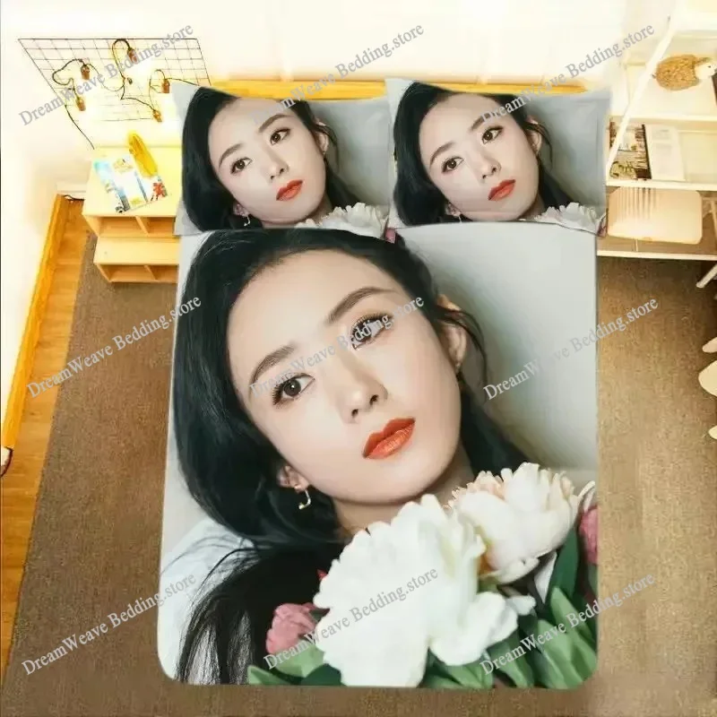 Luxury Lifestyle Photos - Zhao Liying HD Poster Pillowcase+ Duvet